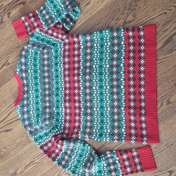 Blizzard Bay Men's Ugly Christmas holiday Sweater Drink Pocket reindeer sz XL - Picture 5 of 6